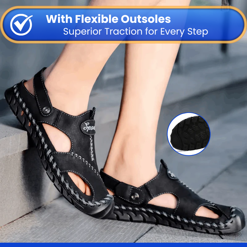 Genuine Leather Sandals | RAVIN