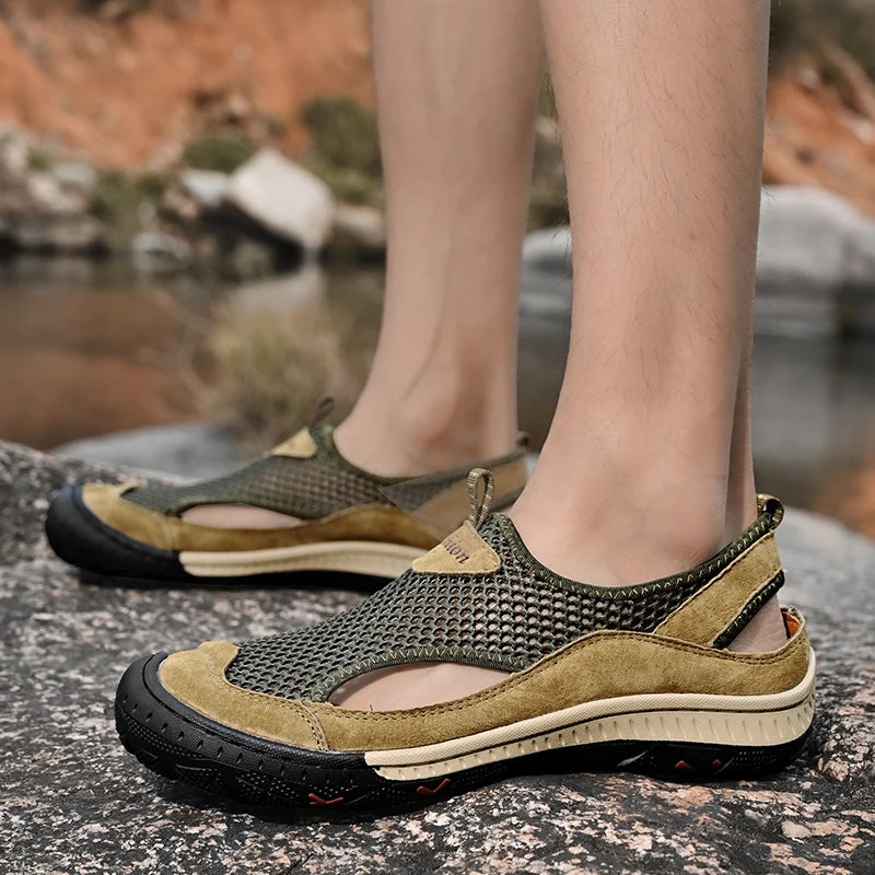 Mesh Comfort Sandals | FELDRIN