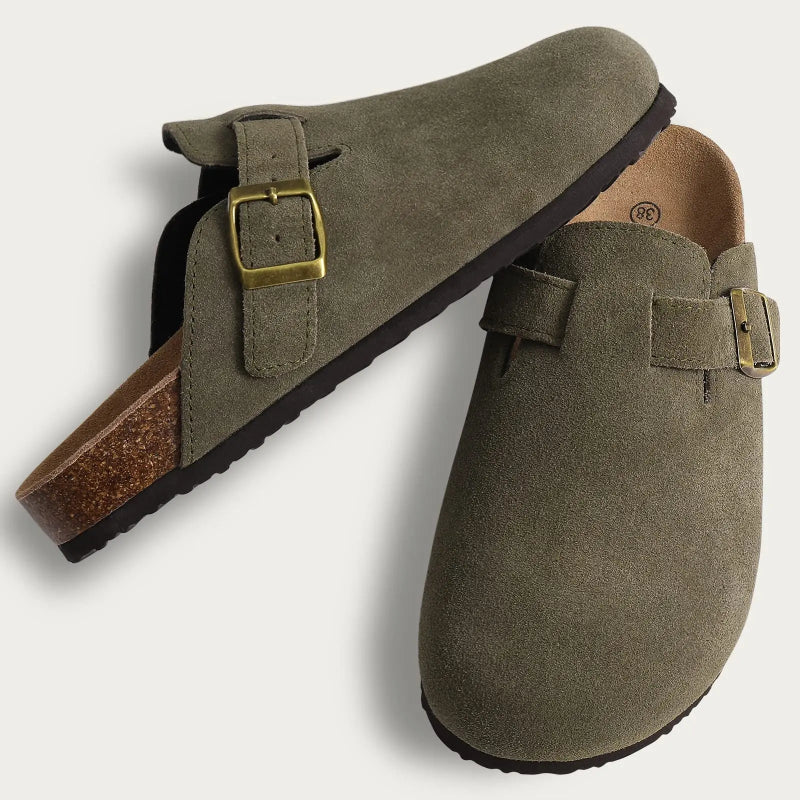 Cork Mule Sandals | DEXVIA