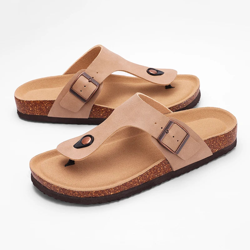 Casual Cork Slides | KYLIN