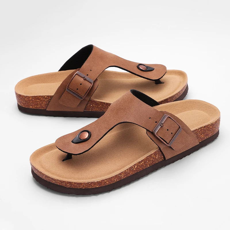 Casual Cork Slides | KYLIN