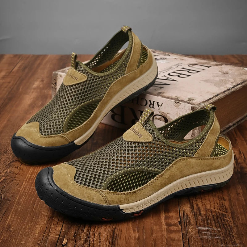 Mesh Comfort Sandals | FELDRIN