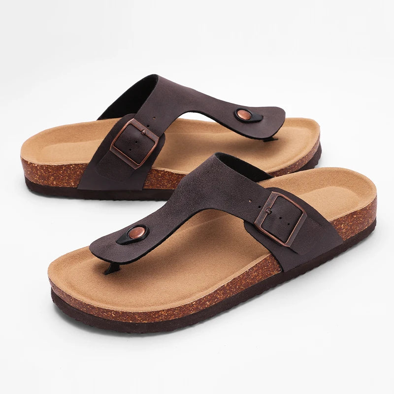 Casual Cork Slides | KYLIN