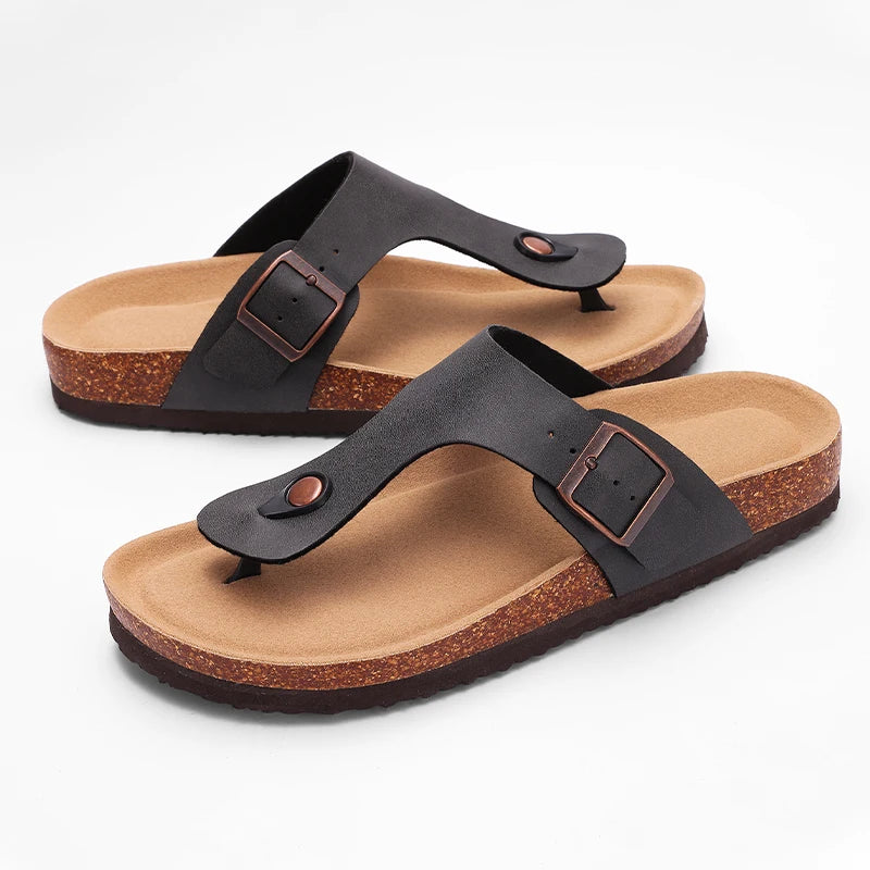 Casual Cork Slides | KYLIN