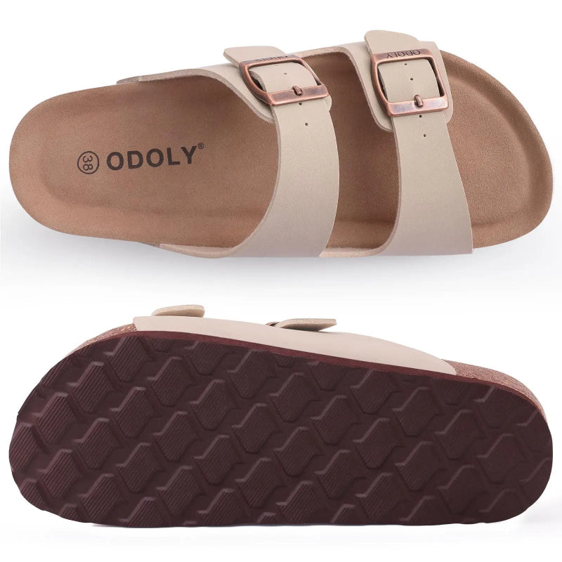 Cork Slide Sandals | ROXEL