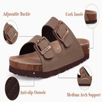 Cork Slide Sandals | ROXEL