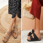 Cork Slide Sandals | ROXEL