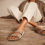 Cork Slide Sandals | ROXEL
