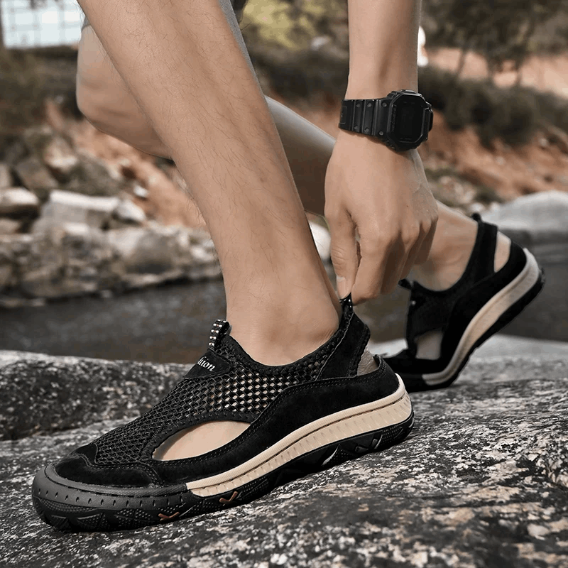 Mesh Comfort Sandals | FELDRIN