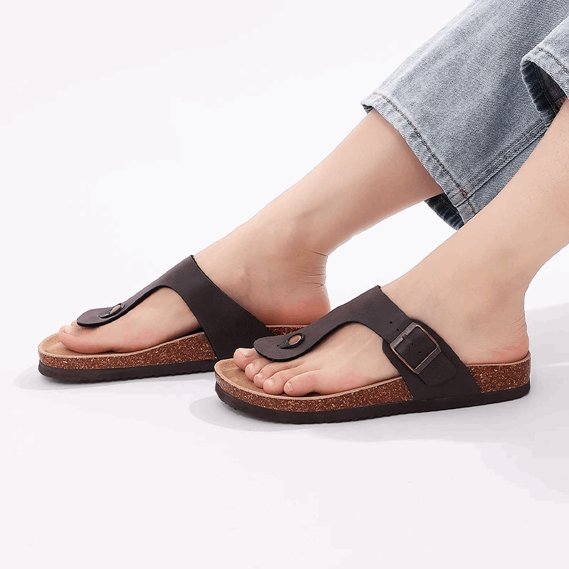 Casual Cork Slides | KYLIN