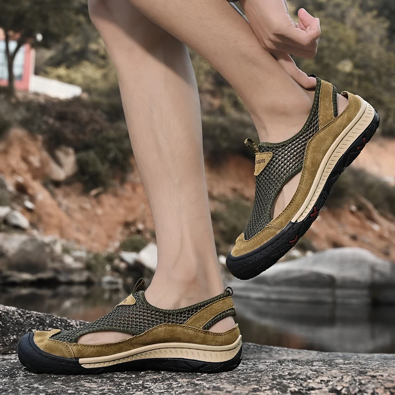 Mesh Comfort Sandals | FELDRIN